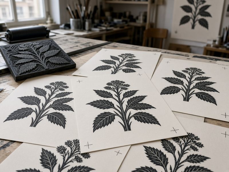 Edition printing at Meiopproro Print Studio